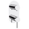 Polished Chrome Built-In Three Way Shower Diverter, Rough-In Valve Included